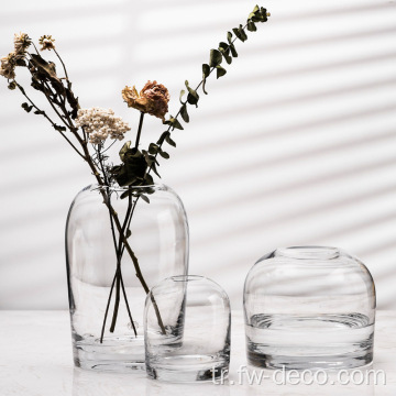 Yaratıcı Ins Glass Çiçek Ücretli Oturma Odası
